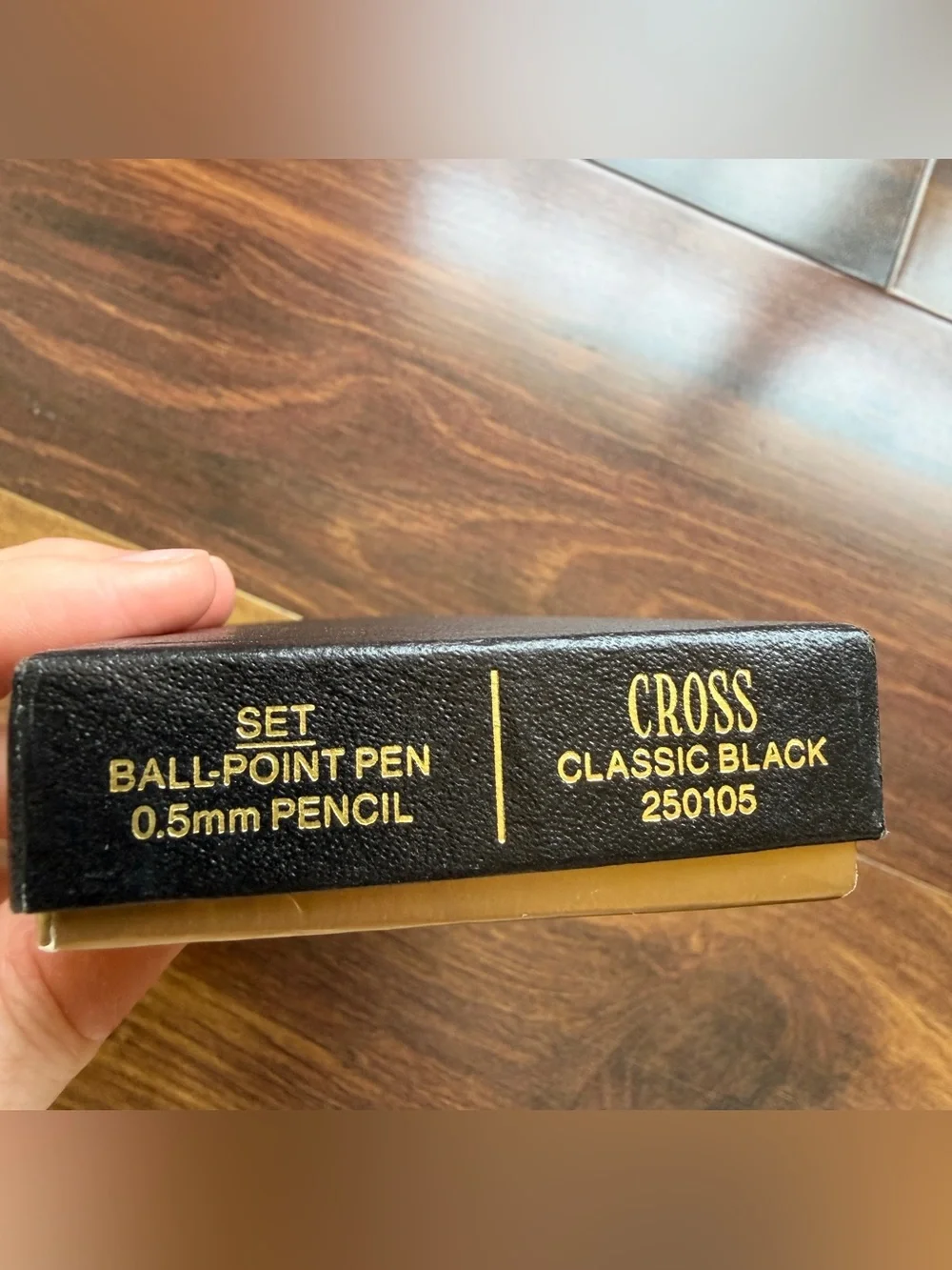 Personalized Cross Set 250105 Ball Point Pen and 0.5 mm Pencil “Dave Wise”